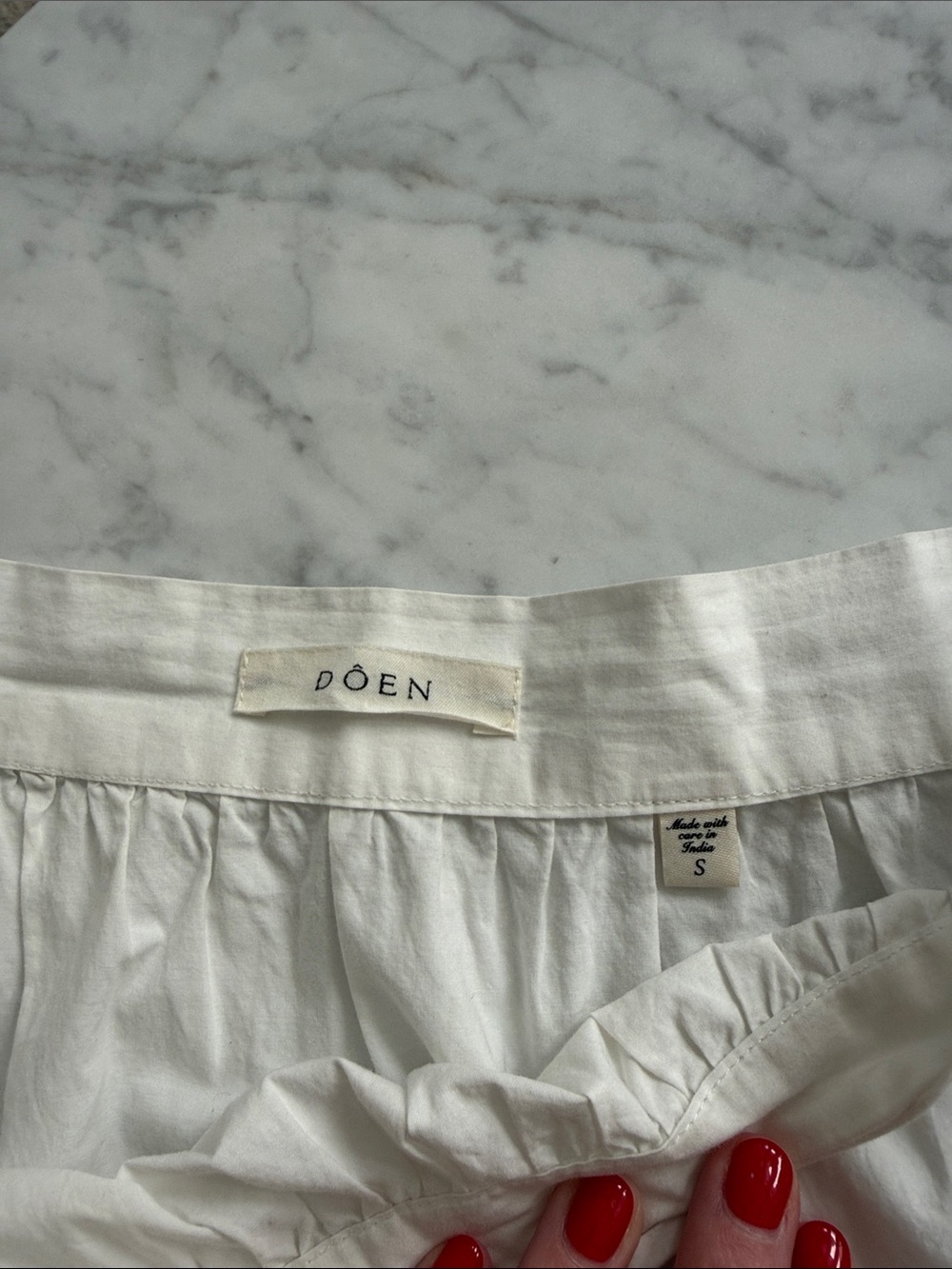 DOEN Sebastiane skirt powder - Picture 2 of 7